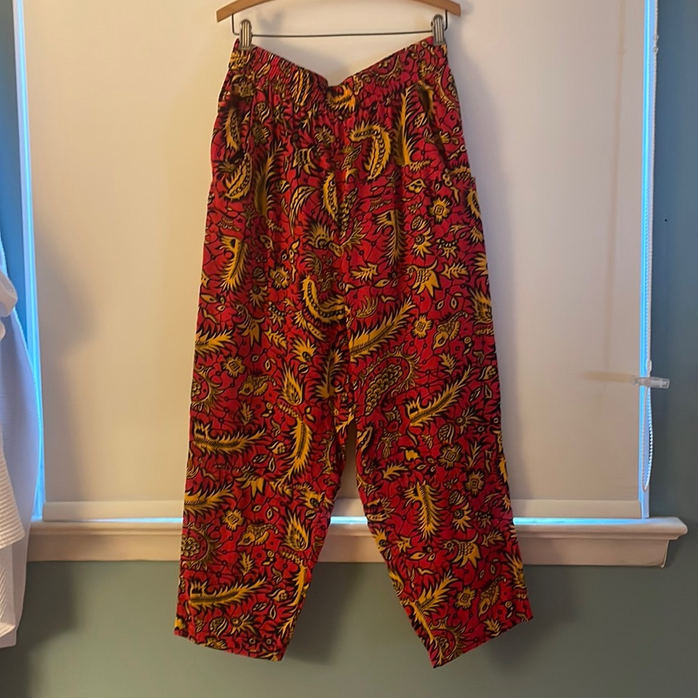 Vintage printed pants
